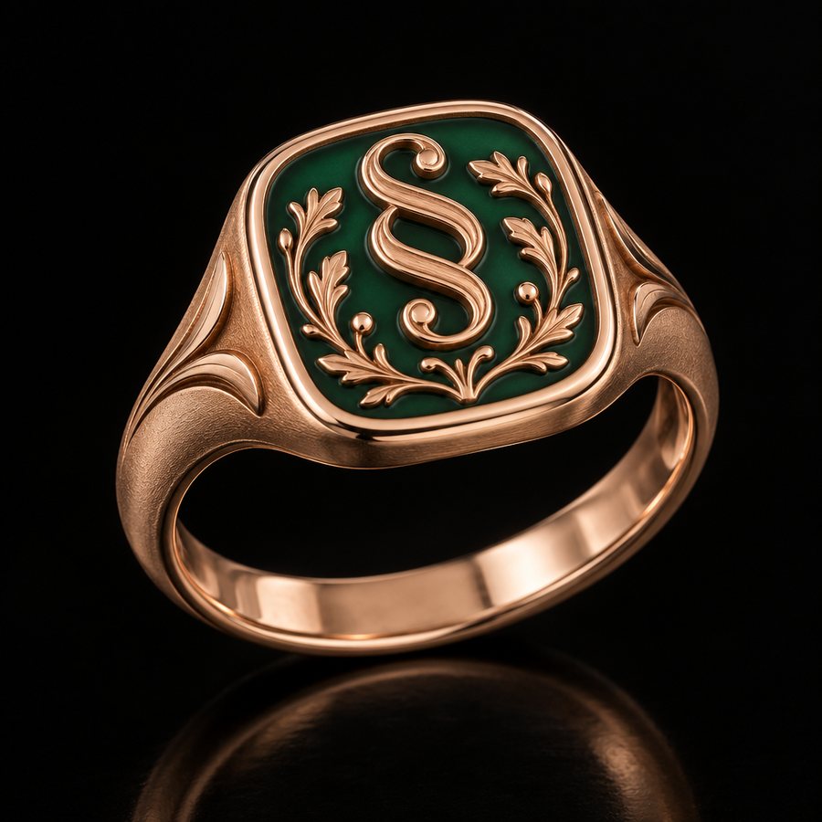 Pinky ring — sygnet damski zaprojektowany w ENIGMA FORGE